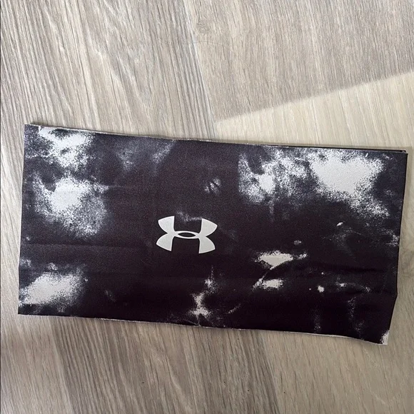Under Armour Black and White Tie-Dye Headband - Picture 1 of 1